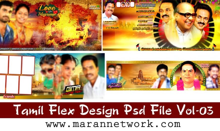 Tamil Flex – Psd File Free Download Vol-03