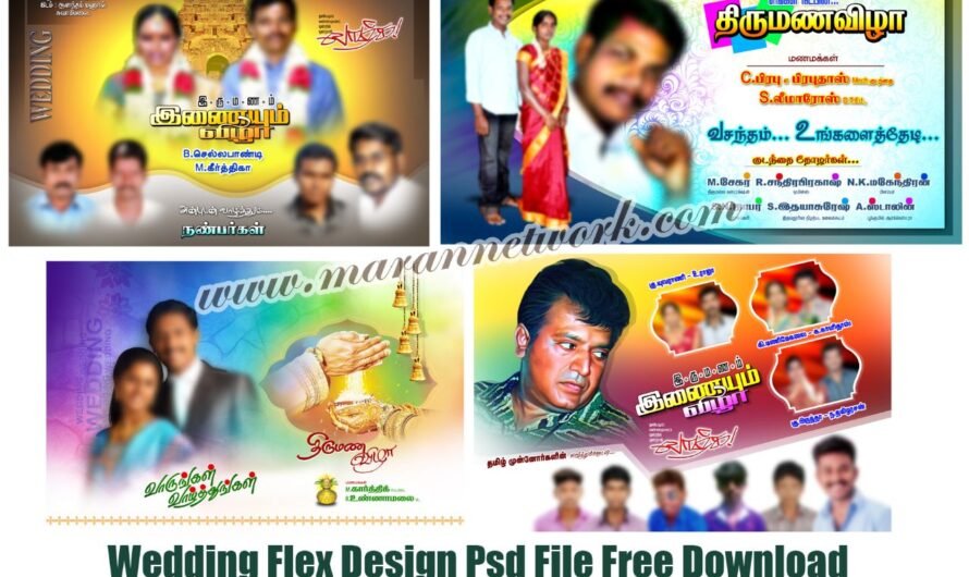 Wedding Flex Design Psd File Free Download