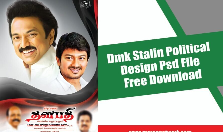 Dmk Stalin Political Design Psd File Free Download