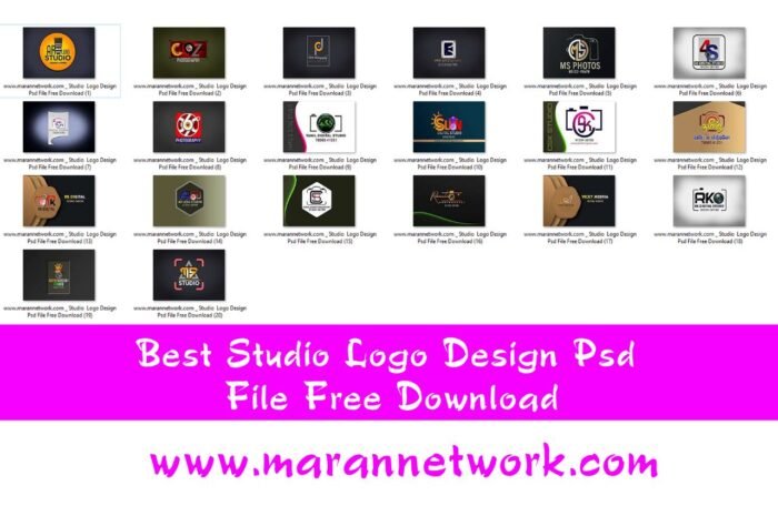 Studio Logo Design PSD File Free Download