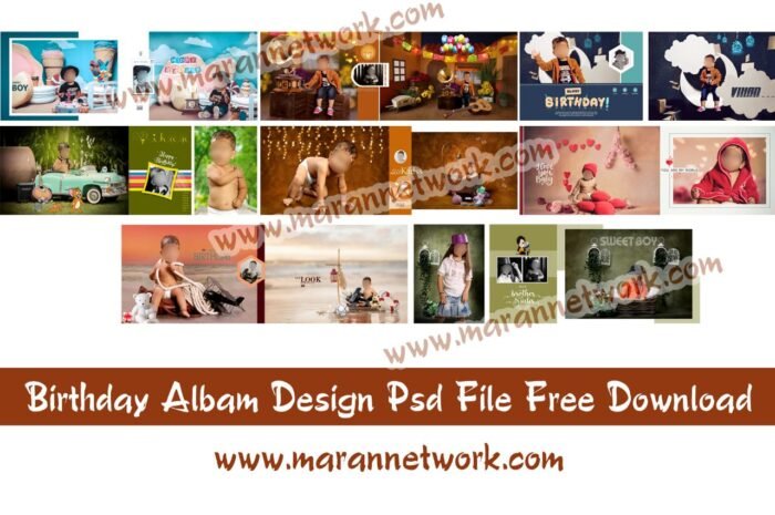 Birthday Albam Design PSD File Free Download