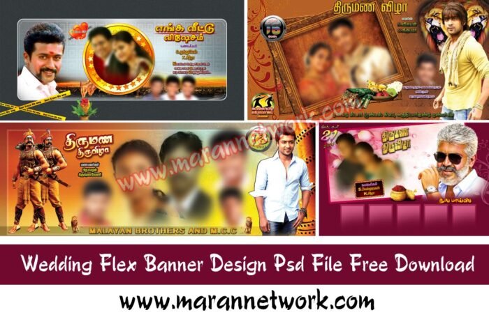 Wedding Flex Design PSD Free Download Vol-27