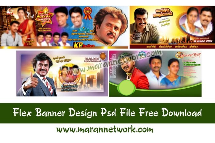 Tamil Flex Banner Design PSD File Free Download Vol-30