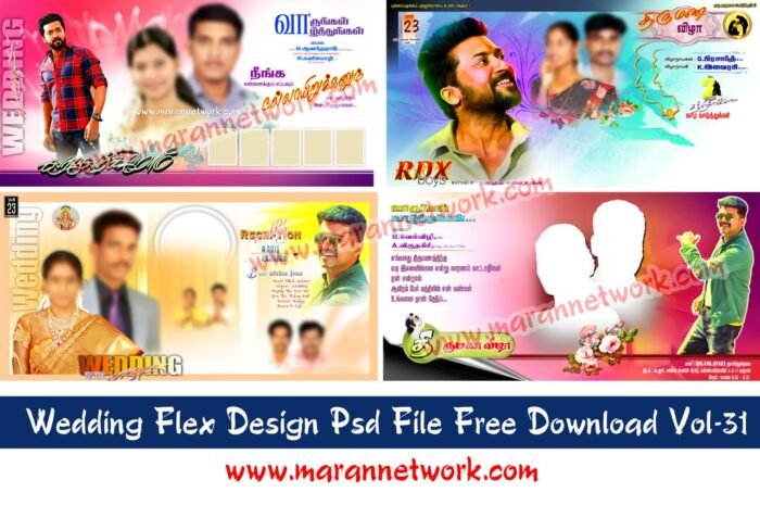 Wedding Flex Banner Design Psd Free Download Vol-31