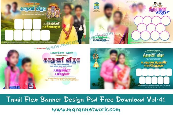 Tamil Flex Banner Psd Free Download Vol-41