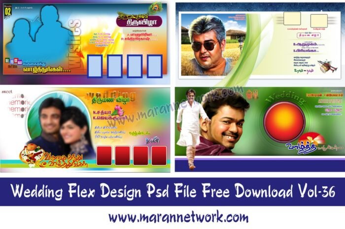 Wedding Flex Design Psd File Free download Vol-36