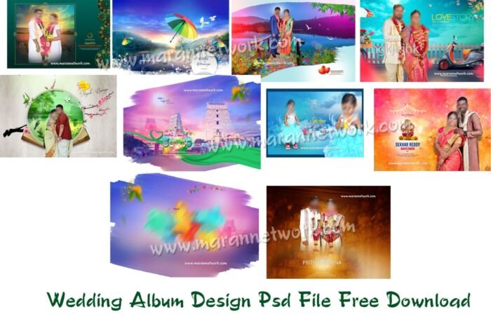 New Dmax Wedding Album Design Psd File Free Download Vol-01