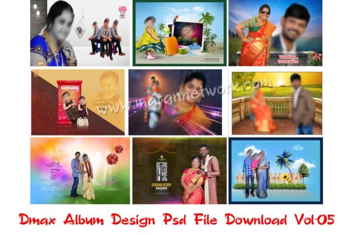Dmax Wedding Album Design Psd File Free Download Vol-05
