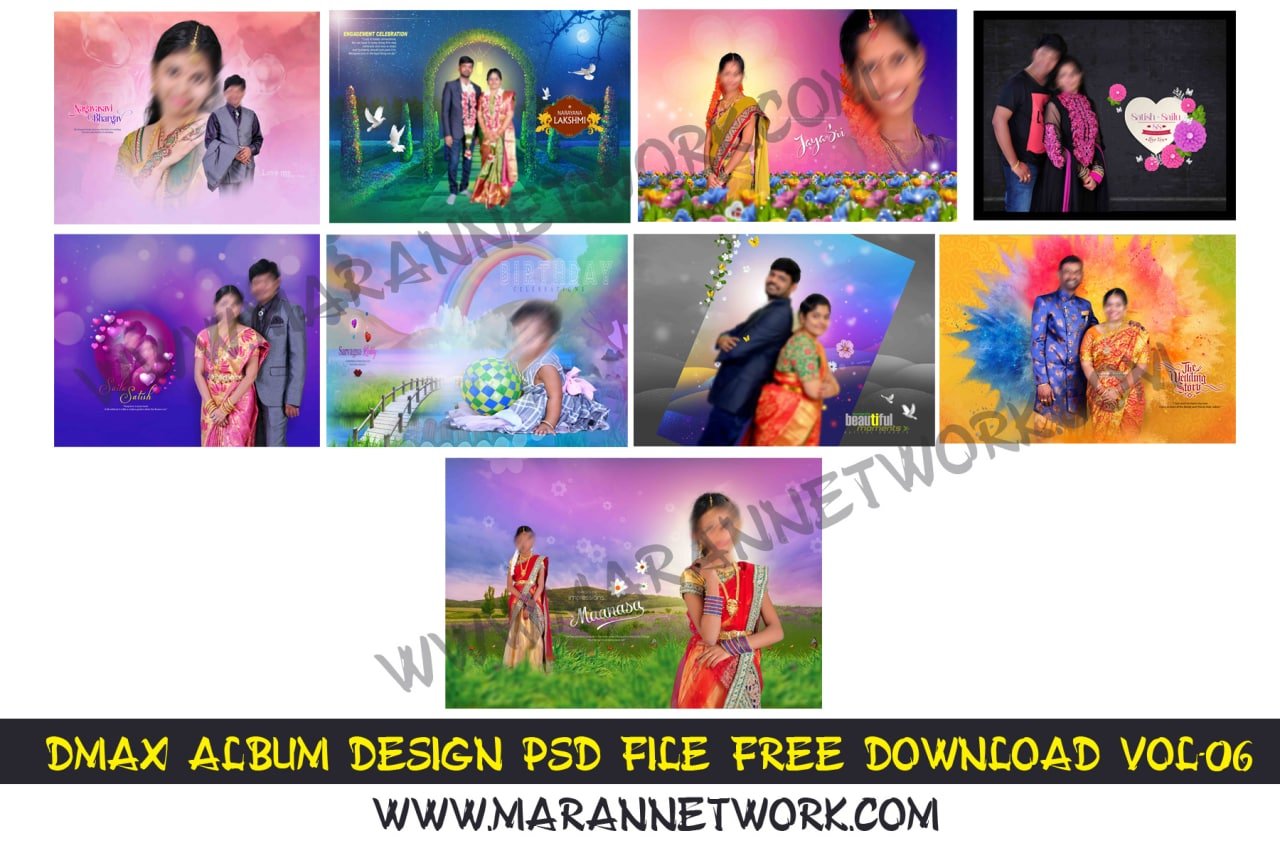 Wedding Dmax Album Design Psd File Download Vol-06 - Maran Network