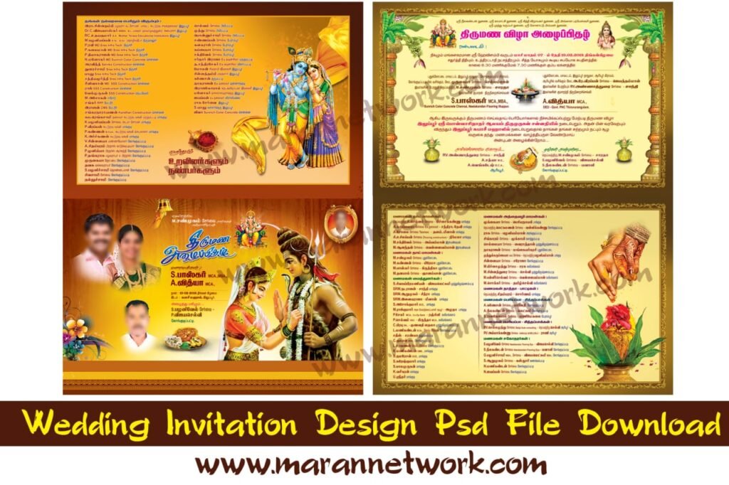 Wedding Invitation Design Psd Free Download