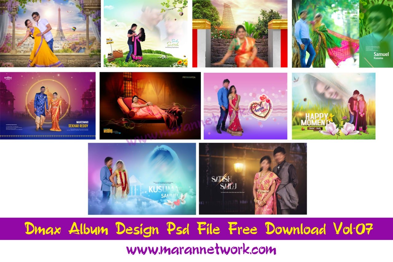 Dmax Album Design Psd File Free Download Vol-07 - Maran Network