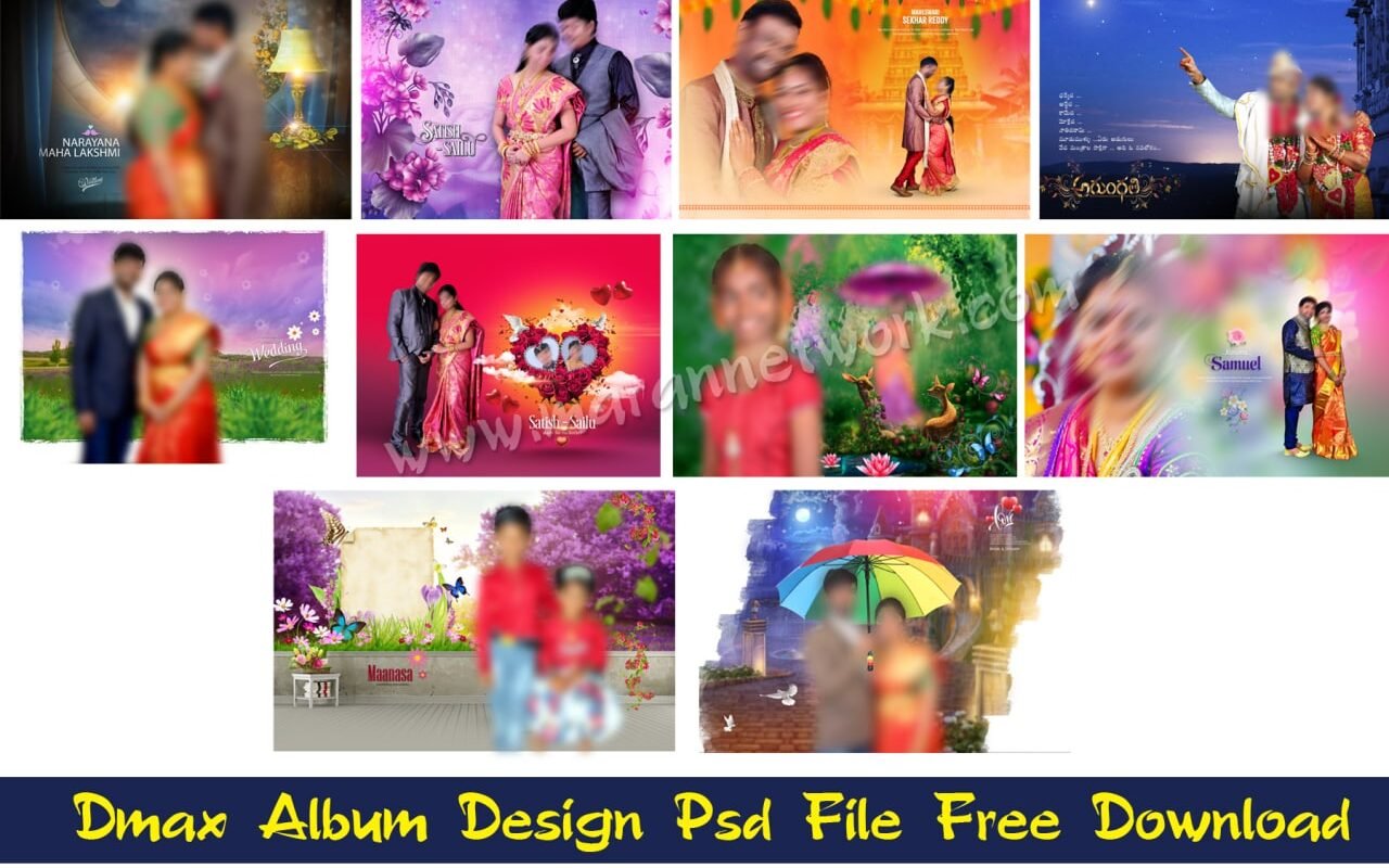 Dmax Album Design Psd File Free Download Vol-08 - Maran Network