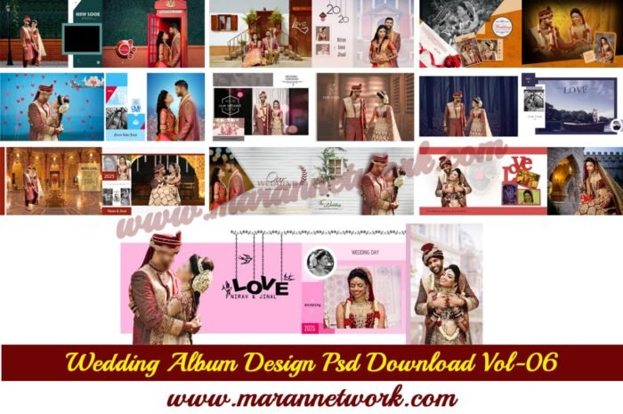 36×12 Wedding Album Design Psd Free Download Vol-06
