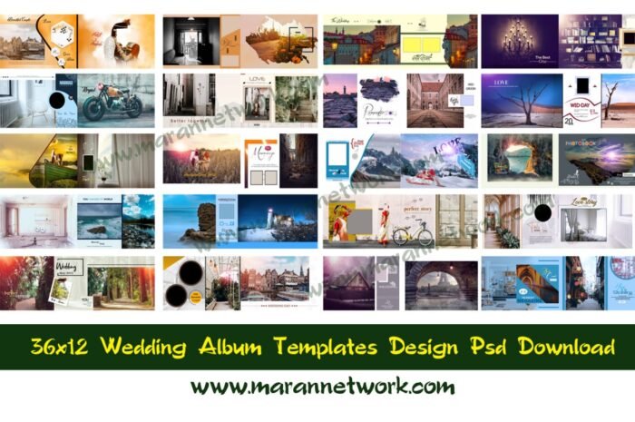 36×12 Wedding Album Templates Design Psd Download Vol-11