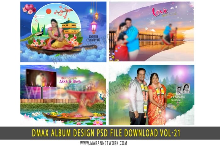 Dmax Wedding Album Design  Psd File Download Vol-21